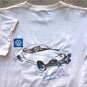 RARE Vintage Volkswagen Karmann Ghia Single Stitch